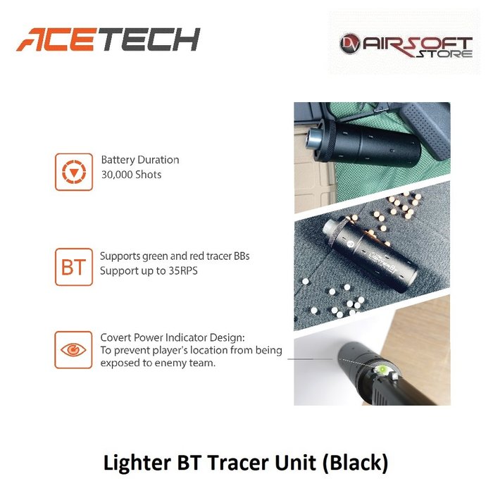ACETECH Lighter BT Tracer Unit (Black)