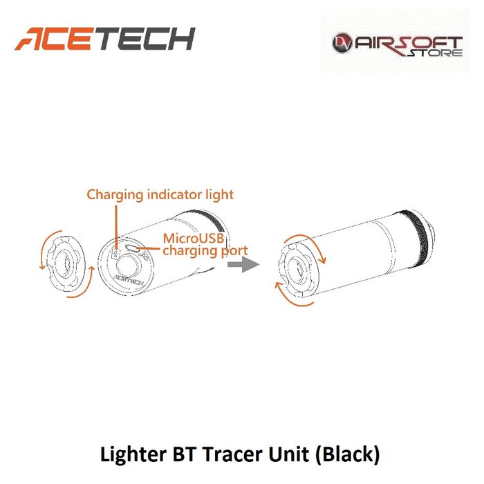 ACETECH Lighter BT Tracer Unit (Black)