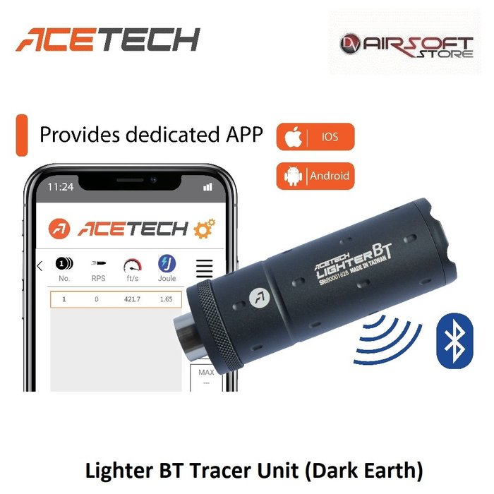 ACETECH Lighter BT Tracer Unit (Dark Earth)