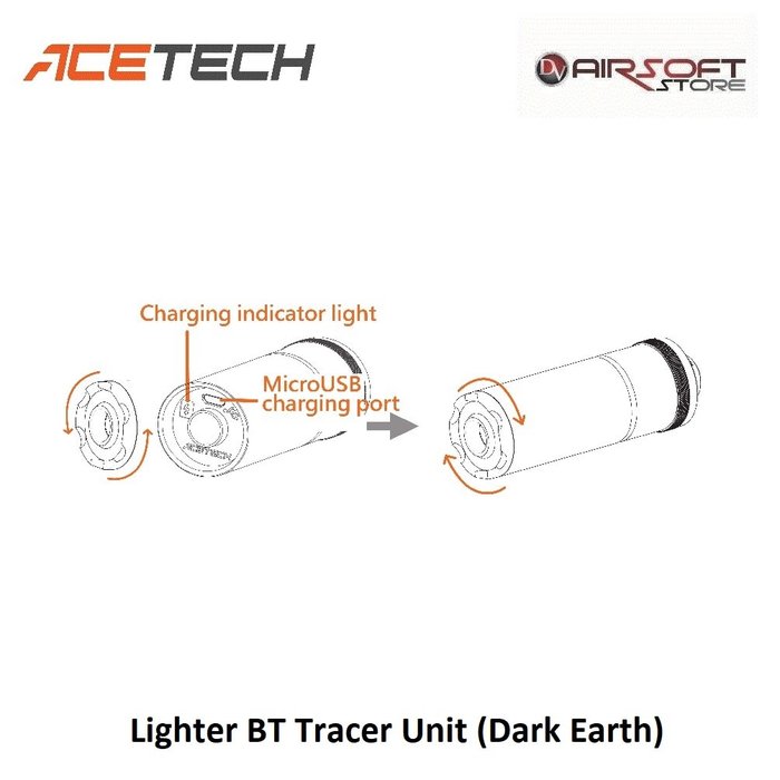 ACETECH Lighter BT Tracer Unit (Dark Earth)