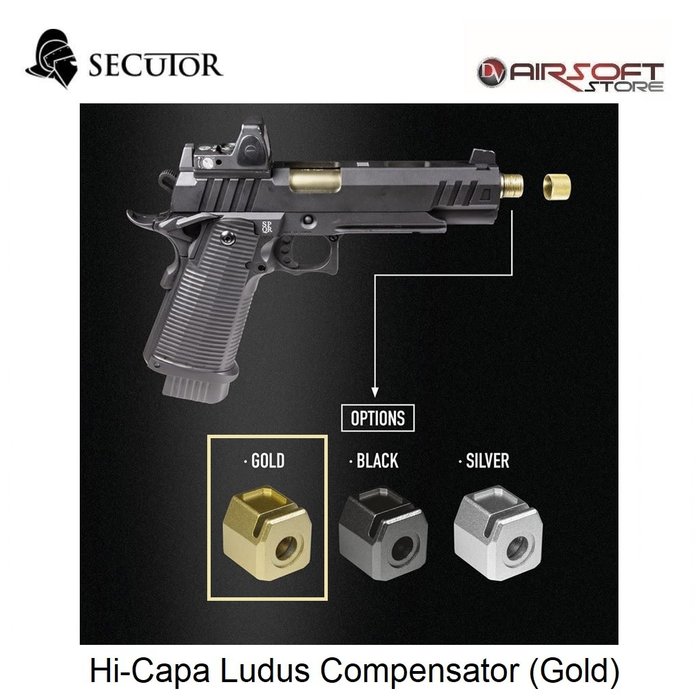 Secutor Hi-Capa Ludus Compensator (Gold)