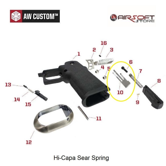 Armorer Works WE / AW Hi-Capa Sear Spring