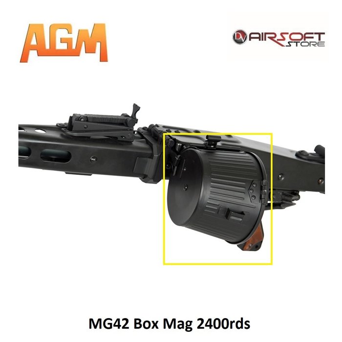AGM MG42 Box Drum Mag 2400rds