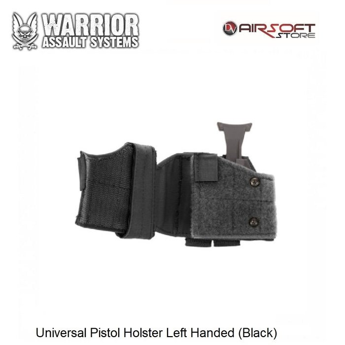Warrior Universal Pistol Holster Left Handed (Black)