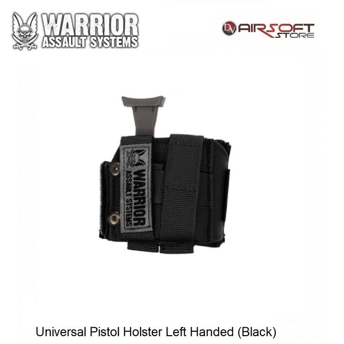 Warrior Universal Pistol Holster Left Handed (Black)