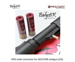 Balystik HPA male connector for SECUTOR shotgun (US)