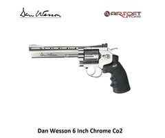 ASG Dan Wesson revolver 6 Inch Chrome Co2