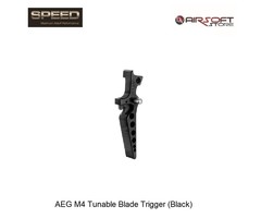 Speed Airsoft AEG M4 Tunable Blade Trigger (Black)