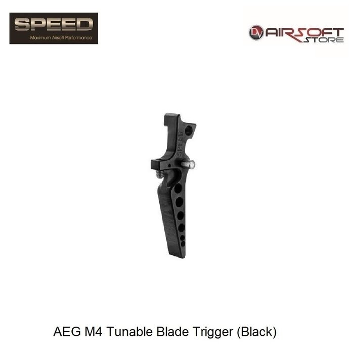 Speed Airsoft AEG M4 Tunable Blade Trigger (Black)