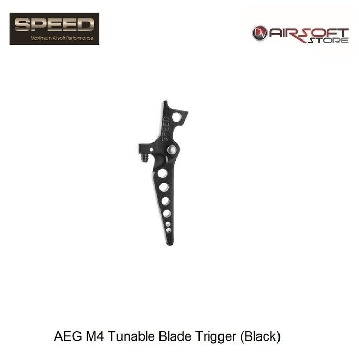 Speed Airsoft AEG M4 Tunable Blade Trigger (Black)