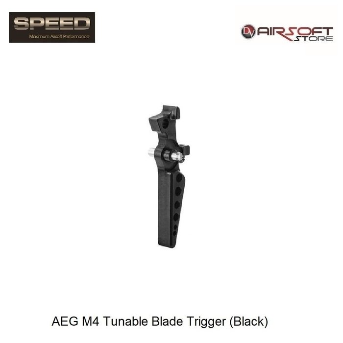 Speed Airsoft AEG M4 Tunable Blade Trigger (Black)