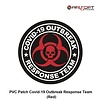 PVC Patch Covid-19 Outbreak Response Team (Red)