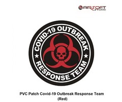 PVC Patch Covid-19 Outbreak Response Team (Red)