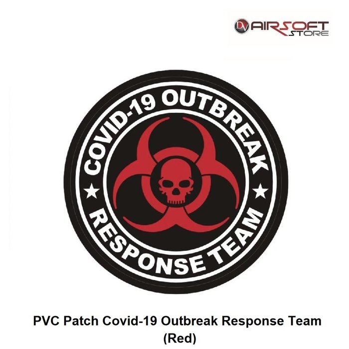 PVC Patch Covid-19 Outbreak Response Team (Red)