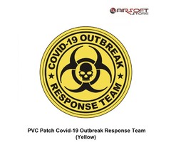 PVC Patch Covid-19 Outbreak Response Team (Yellow)