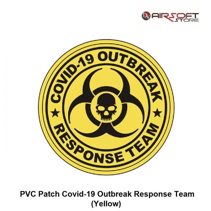 PVC Patch Covid-19 Outbreak Response Team (Yellow)