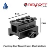UTG Picatinny Riser Mount 3 slots Short Medium