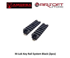 Amoeba M-Lok Key Rail System Black (2pcs)