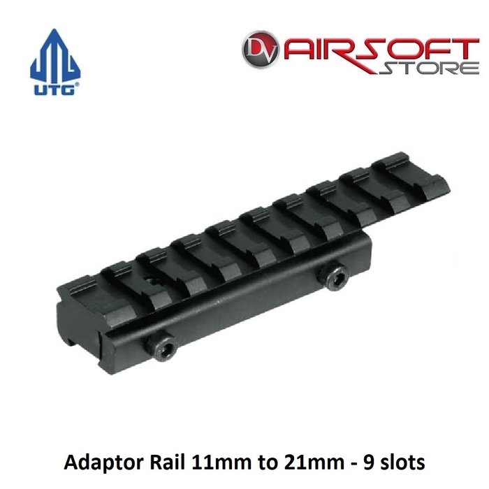 UTG Adaptor Rail 11mm to 21mm - 9 slots