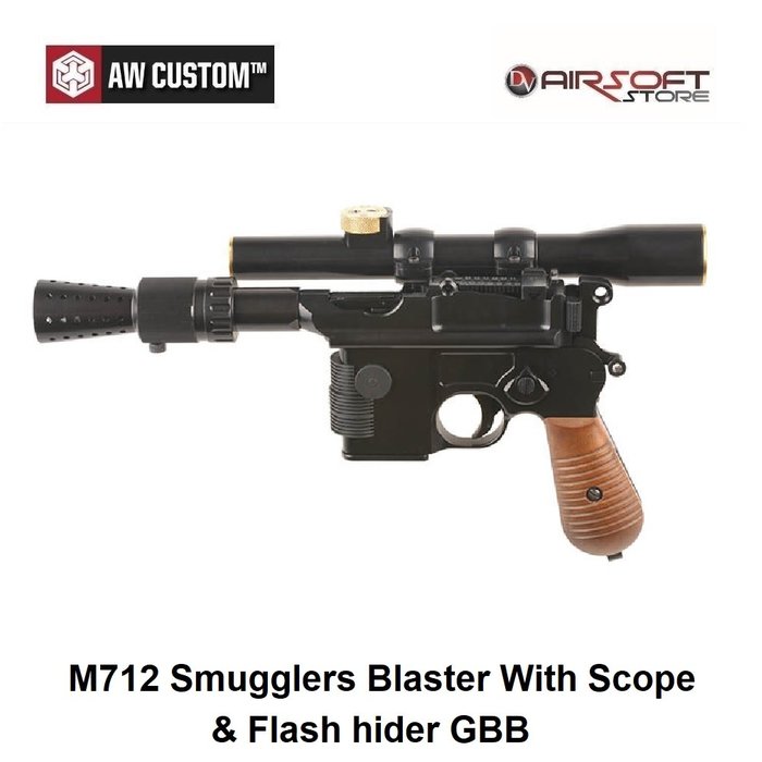 Armorer Works M712 Smugglers Blaster With Scope & Flash hider GBB