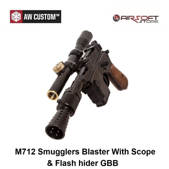 Armorer Works M712 Smugglers Blaster With Scope & Flash hider GBB