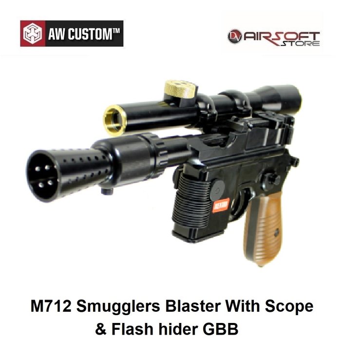 Armorer Works M712 Smugglers Blaster With Scope & Flash hider GBB