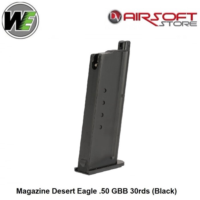 WE (Wei Tech) Magazine Desert Eagle .50 GBB 30rds (Black)