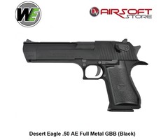 WE (Wei Tech) Desert Eagle .50 AE Full Metal GBB (Black)