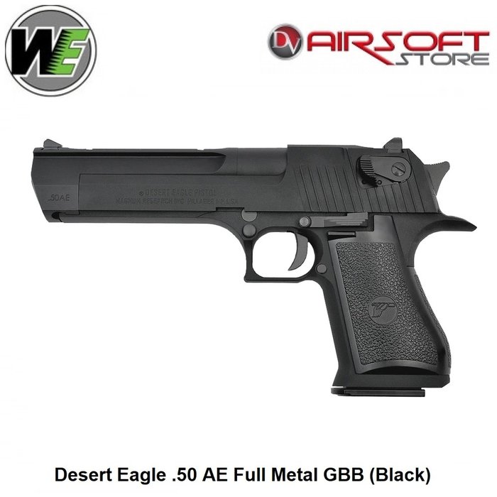 WE (Wei Tech) Desert Eagle .50 AE Full Metal GBB (Black)
