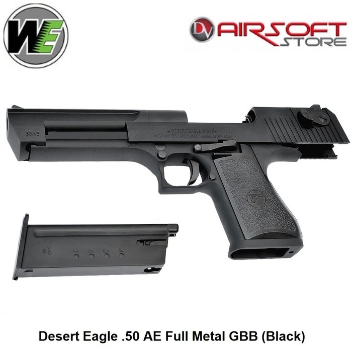 WE (Wei Tech) Desert Eagle .50 AE Full Metal GBB (Black)