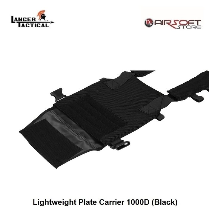 Lancer Tactical Lightweight Plate Carrier 1000D (Black)