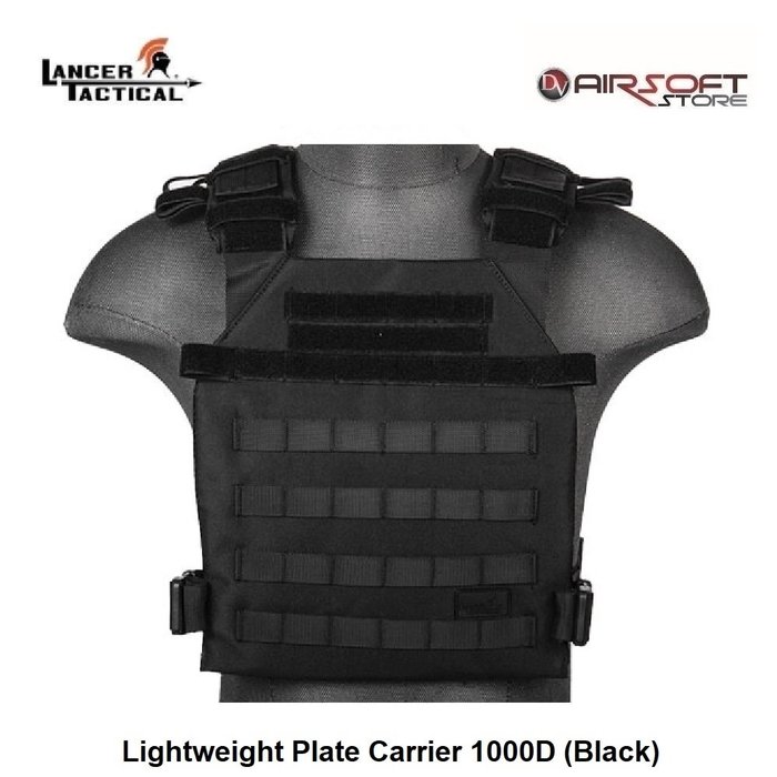 Lancer Tactical Lightweight Plate Carrier 1000D (Black)