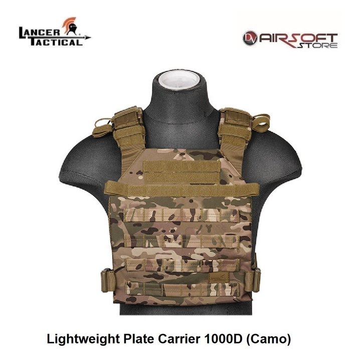 Lancer Tactical Lightweight Plate Carrier 1000D (Camo)