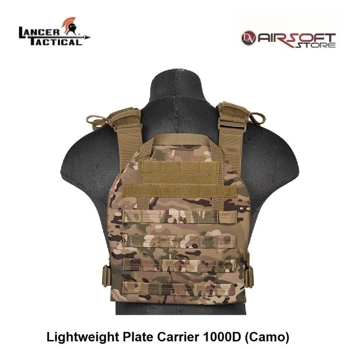 Lancer Tactical Lightweight Plate Carrier 1000D (Camo)