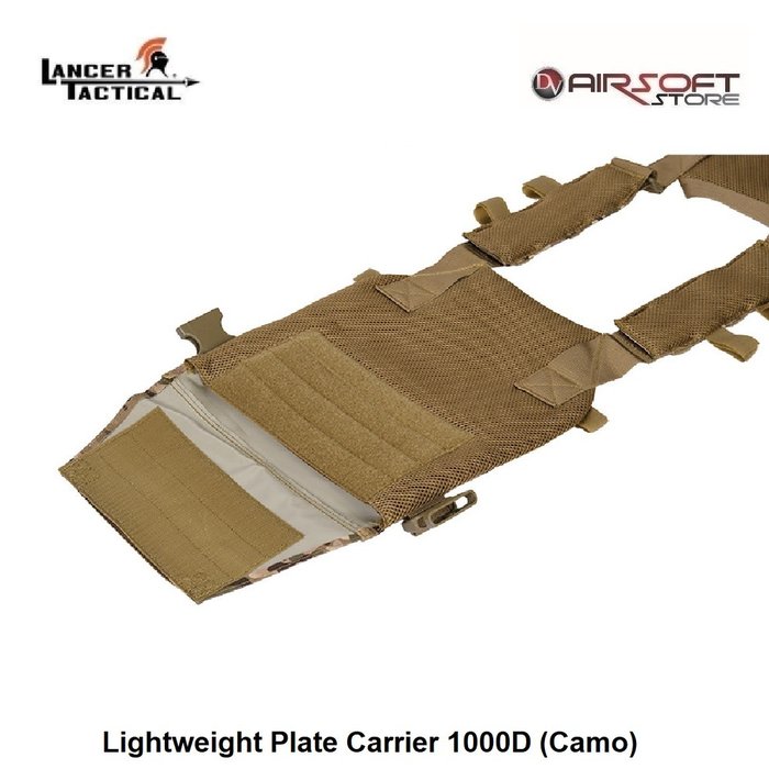 Lancer Tactical Lightweight Plate Carrier 1000D (Camo)