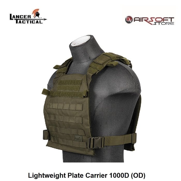 Lancer Tactical Lightweight Plate Carrier 1000D (OD)