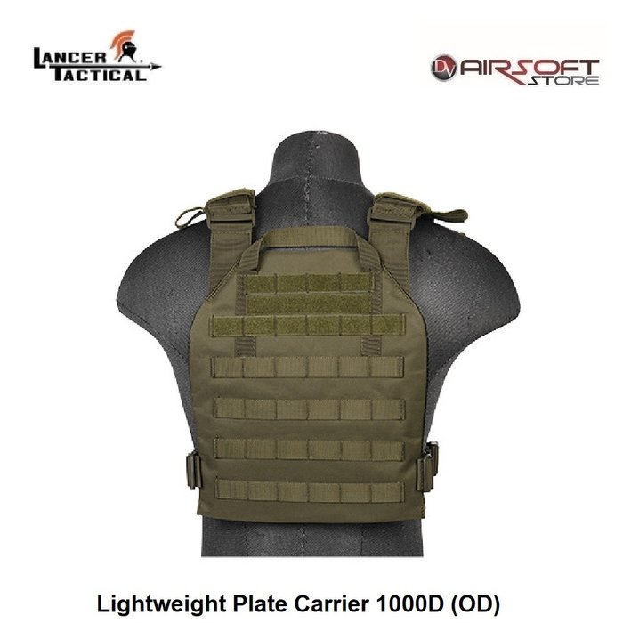 Lancer Tactical Lightweight Plate Carrier 1000D (OD)