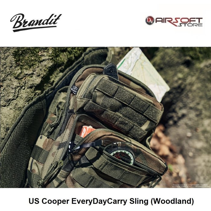 Brandit US Cooper EveryDayCarry Sling (Woodland)