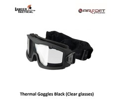 Lancer Tactical Thermal Goggles Black (Clear glasses)