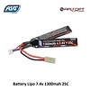 ASG Battery Lipo 7.4v 1300mah 25C