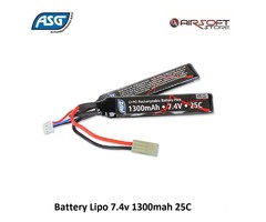 ASG Battery Lipo 7.4v 1300mah 25C