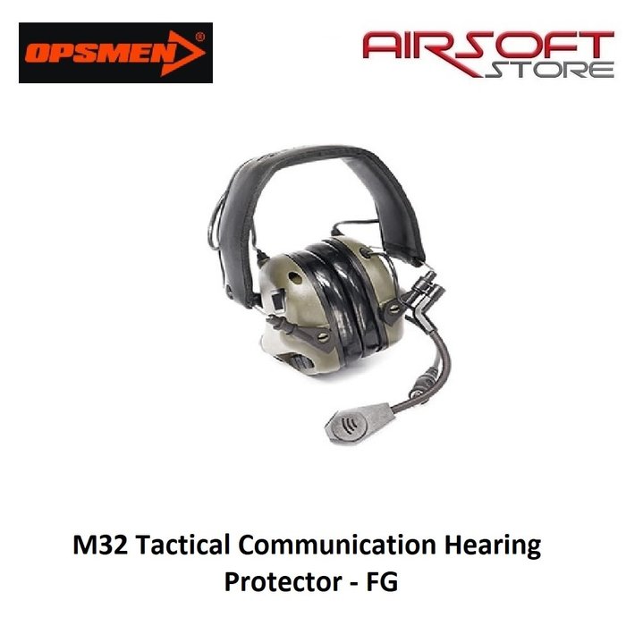 OPSMEN M32 Tactical Communication Hearing Protector - FG