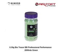 Nimrod 0.30g Bio Tracer BB Professional Performance 2000rds Green