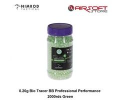 Nimrod 0.20g Bio Tracer BB Professional Performance 2000rds Green