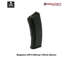 PIRATE ARMS Magazine AK74 Midcap 150rds (Black)