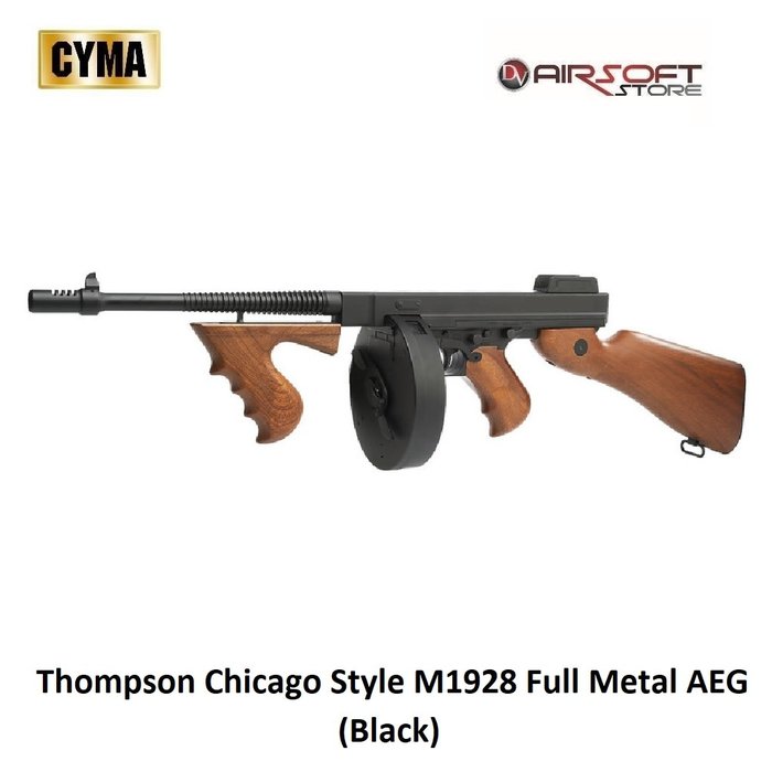 CYMA Thompson Chicago Style M1928 Full Metal AEG (Black)