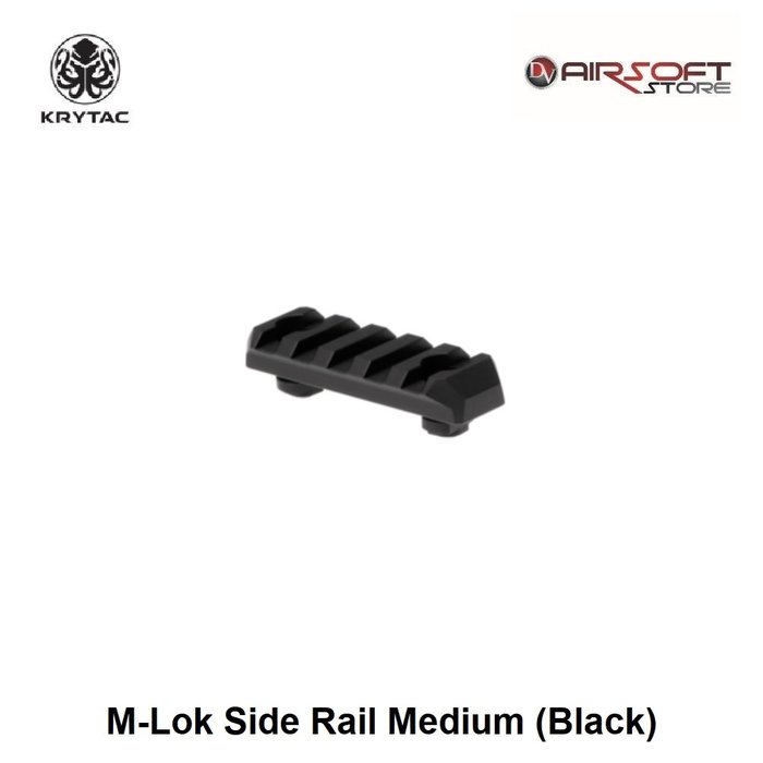 Krytac M-Lok Side Rail Medium (Black)