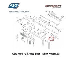 ASG MP9 Full Auto Sear - MP9-MOLD.23 - part 153