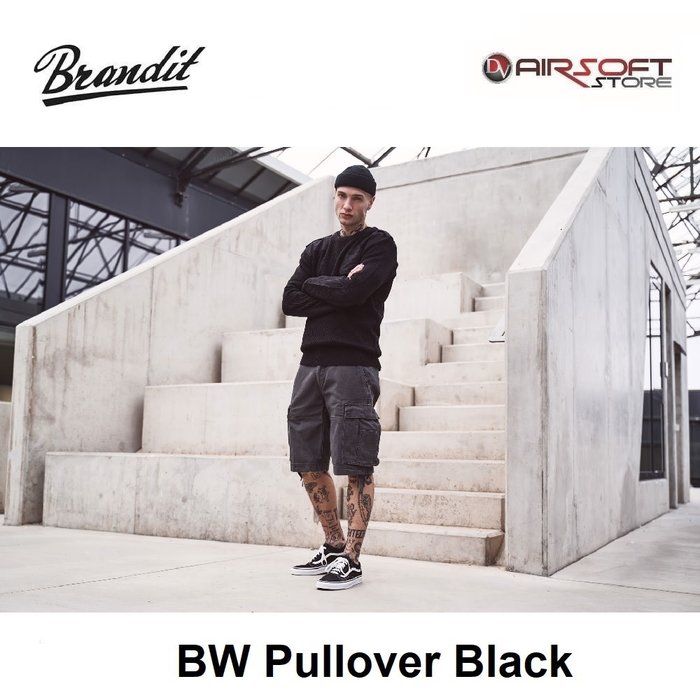 Brandit BW Pullover Black
