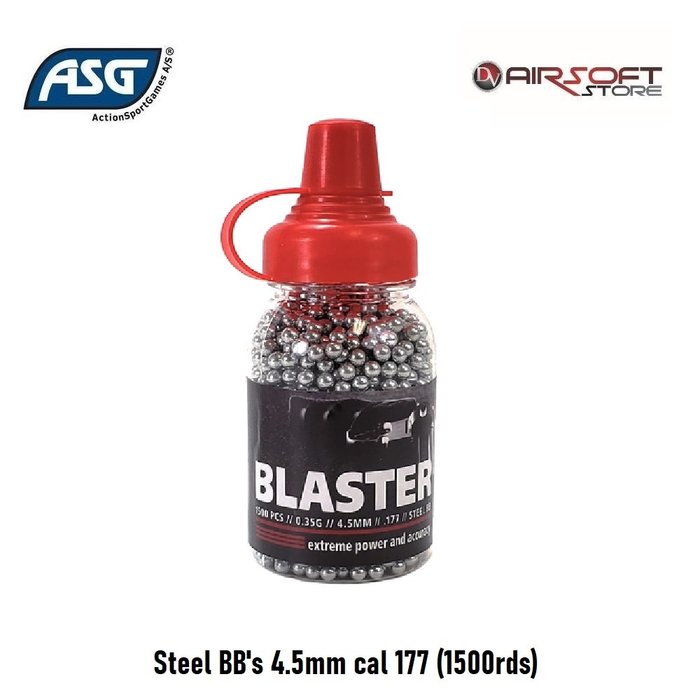 ASG Steel BB's 4.5mm cal 177 (1500rds)